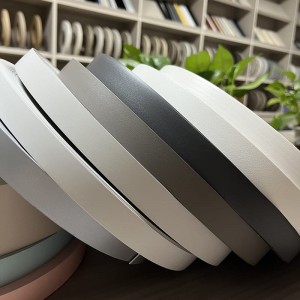 PVC wood grain furniture edge banding grey