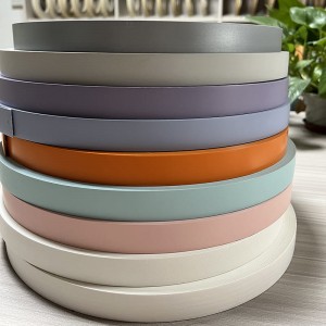 PVC wood grain furniture edge banding ribbon